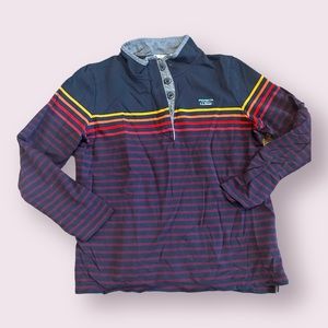 EUC LL Bean Women’s Size XL Striped Long Sleeve Shirt